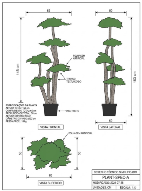 Árvore Bonsai Gigante Estilo Niwaki
