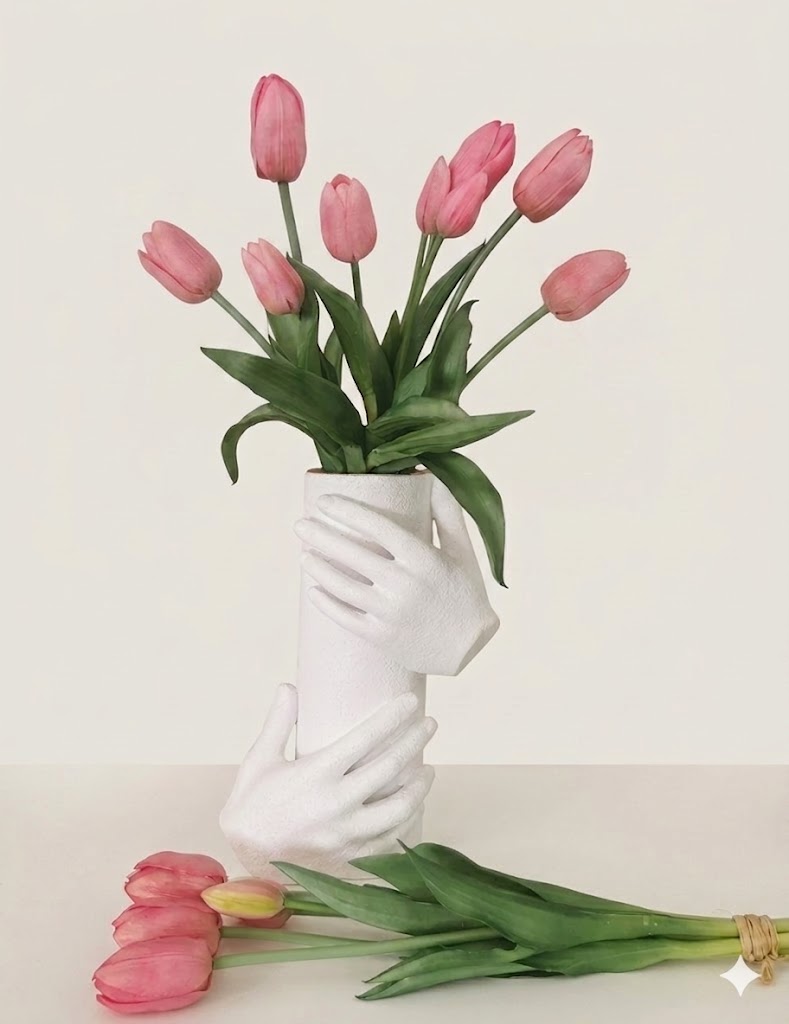 Tulipas cor rosa