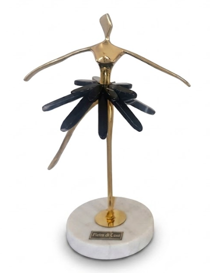Bailarina cristal preta