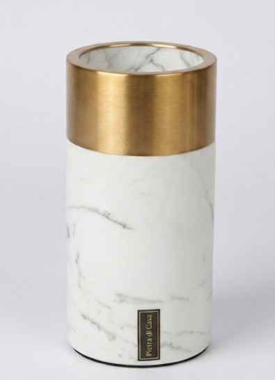 Jarra em mármore e dourado