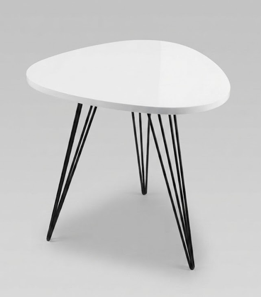 Mesa apoio triangular