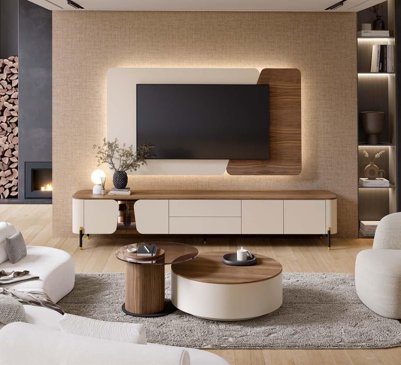 Móvel de TV Barcelos com Pés