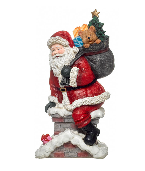 Pai Natal na chaminé