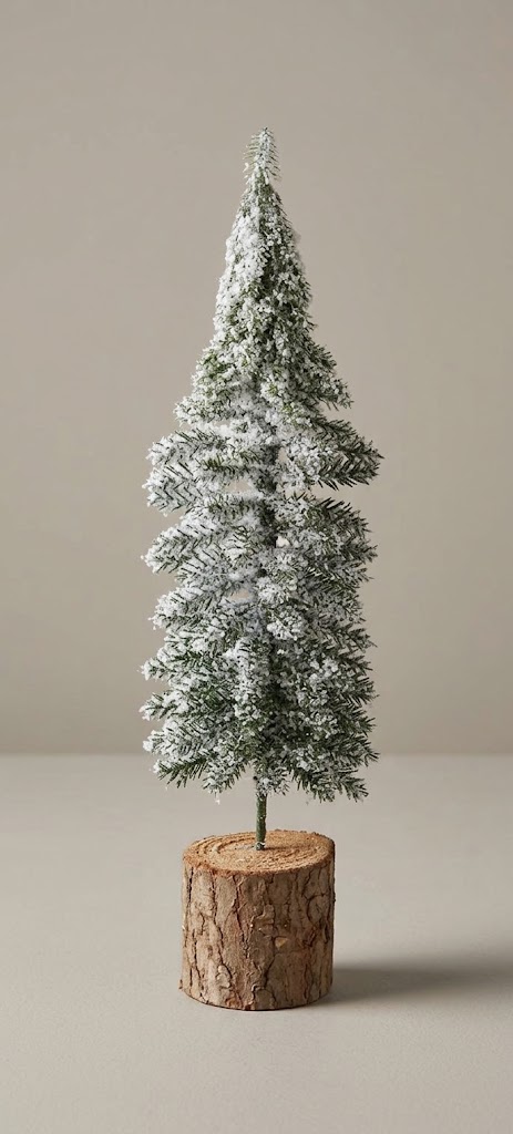 Pinheiro miniatura c/ neve